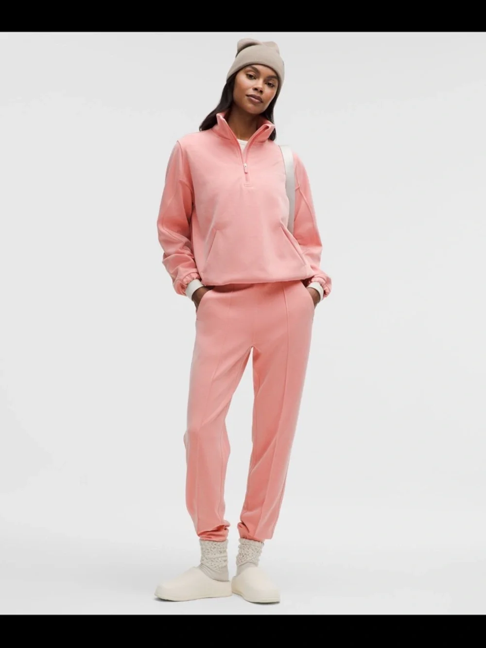 Lululemon Softstreme High Rise Jogger Small NWT Tea Rose